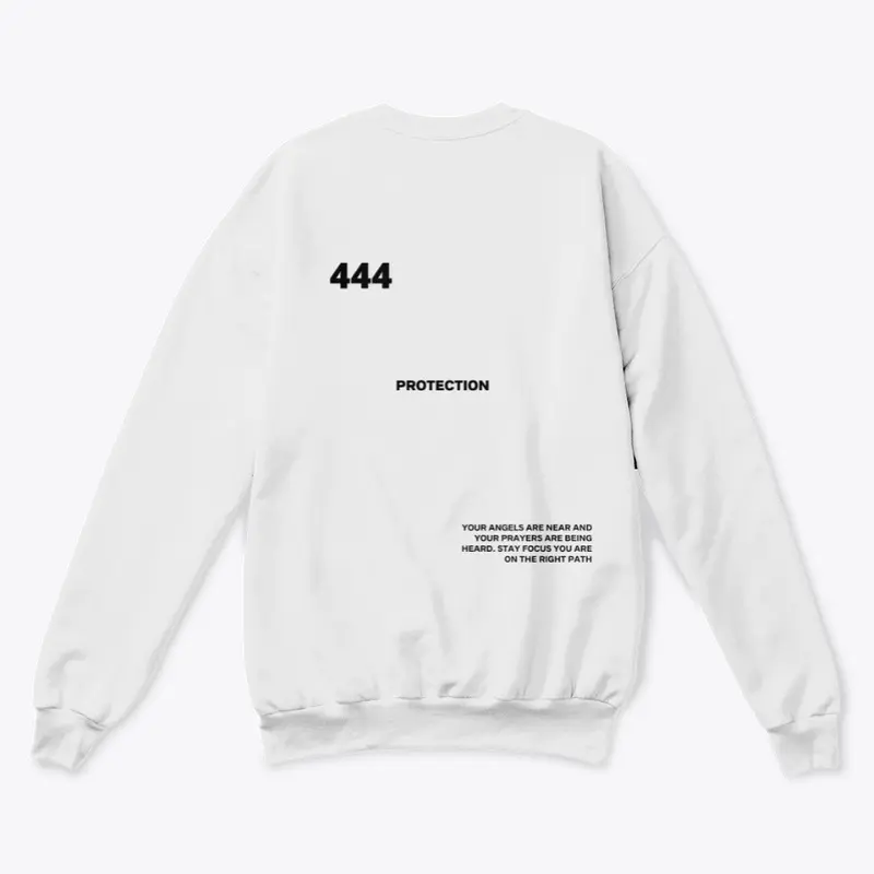 444 WHITE SWEATSHIRT