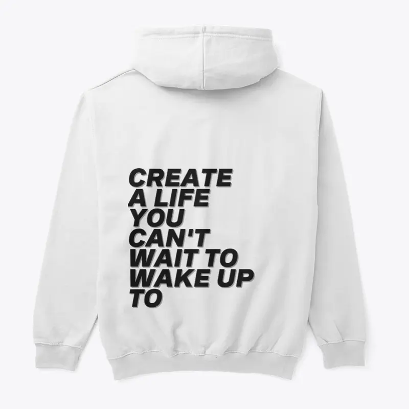 THE LIFE WHITE HOODIE