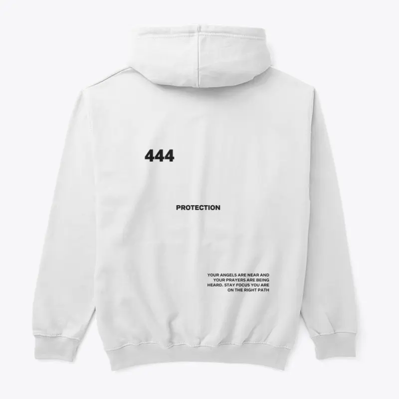 444 WHITE HOODIE