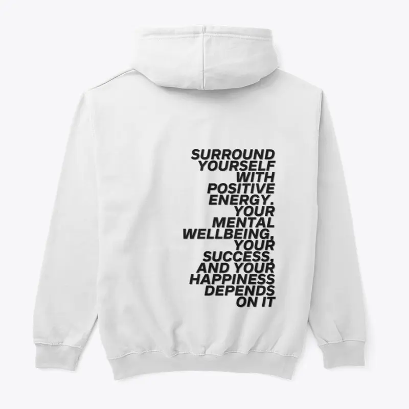 SURROUND YOURSELF WHITE HOODIE